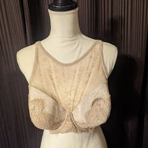 Victoria's Secret Dream Angels Lace High Neck Lined Demi 38DD